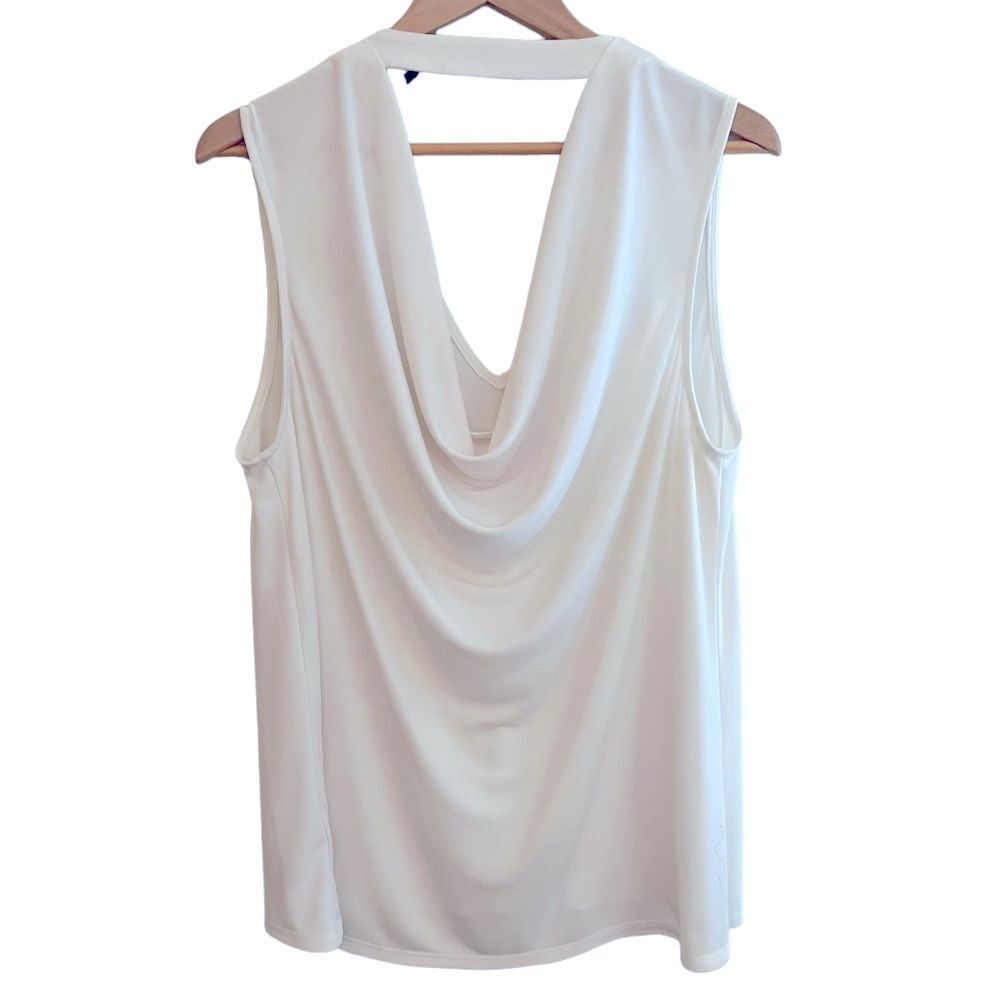 Robert Rodriguez White Sleeveless blouse Sz XL
